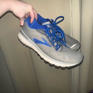 Brooks Adrenaline GTS 20 running shoes gray and blue men’s size 13